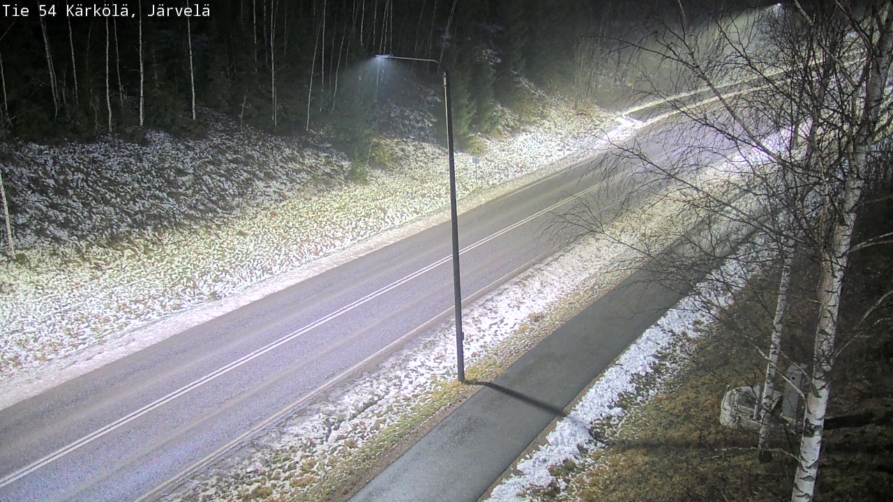 Weather Camera Image Väg 54 Kärkölä, Järvelä, Kärkölä, Päijät-Häme