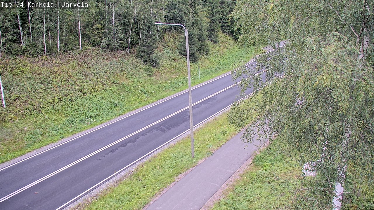 Weather Camera Image Väg 54 Kärkölä, Järvelä, Kärkölä, Päijät-Häme