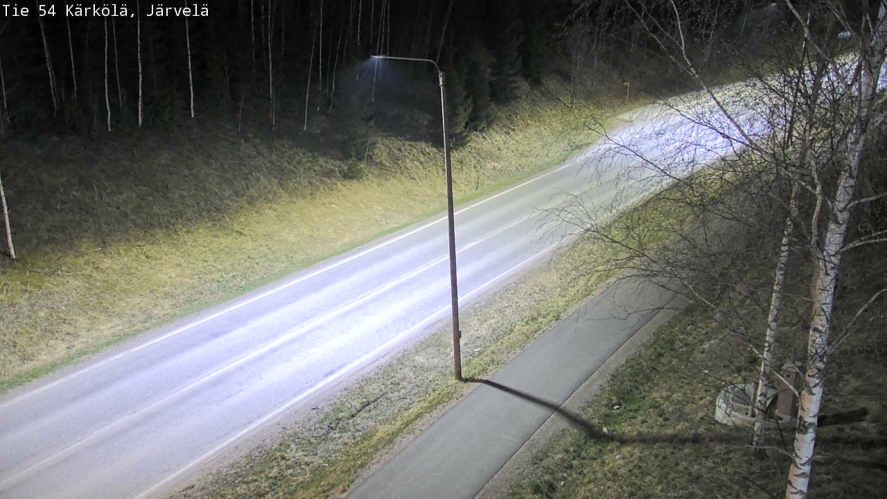 Weather Camera Image Väg 54 Kärkölä, Järvelä, Kärkölä, Päijät-Häme