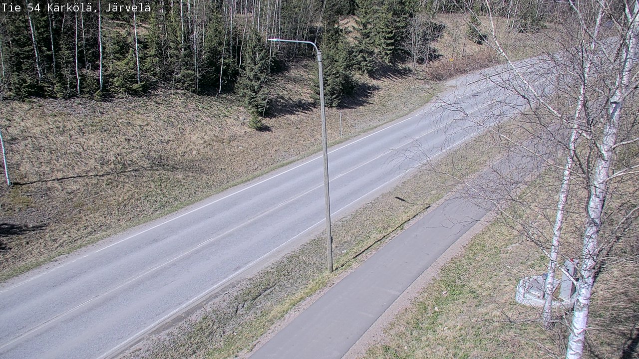 Weather Camera Image Väg 54 Kärkölä, Järvelä, Kärkölä, Päijät-Häme