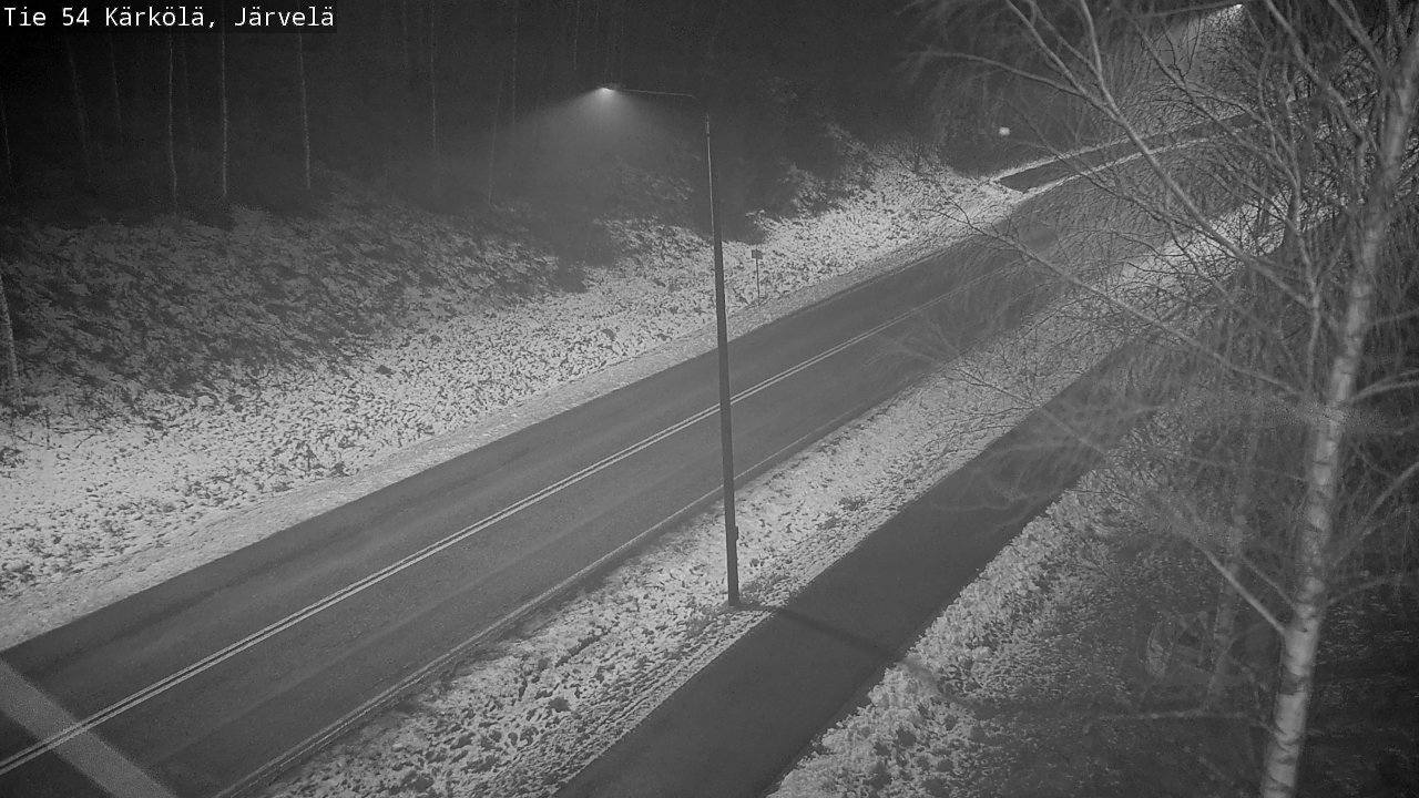 Weather Camera Image Väg 54 Kärkölä, Järvelä, Kärkölä, Päijät-Häme