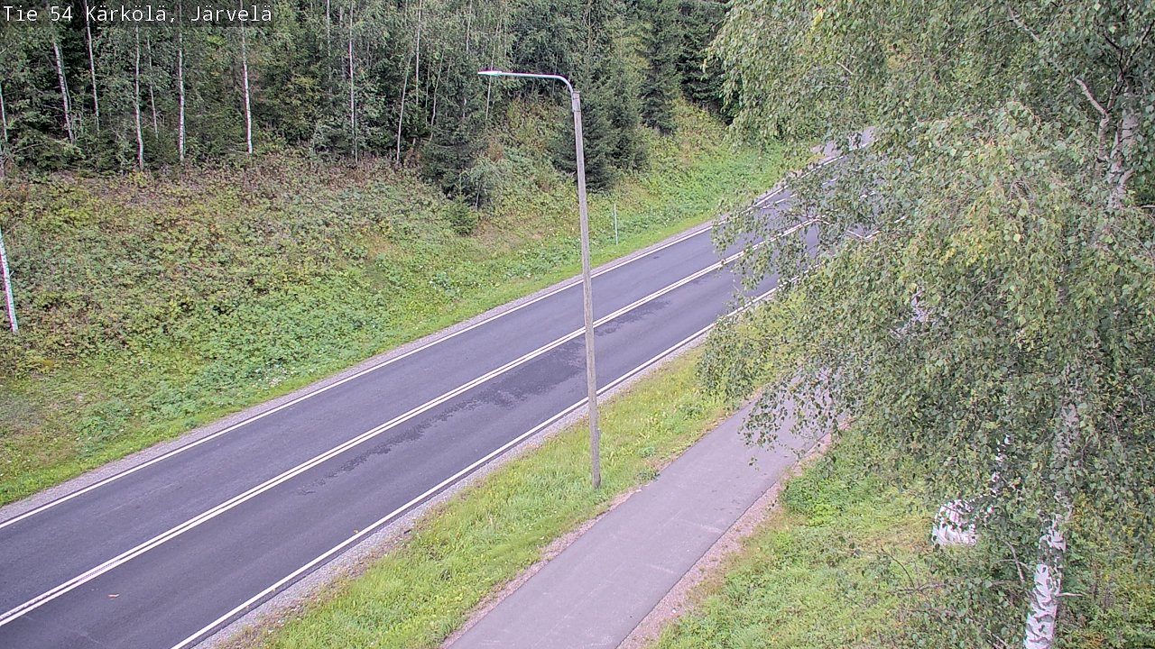 Weather Camera Image Väg 54 Kärkölä, Järvelä, Kärkölä, Päijät-Häme