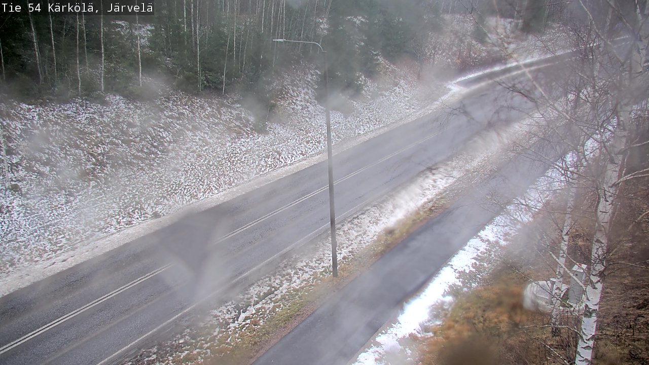 Weather Camera Image Väg 54 Kärkölä, Järvelä, Kärkölä, Päijät-Häme
