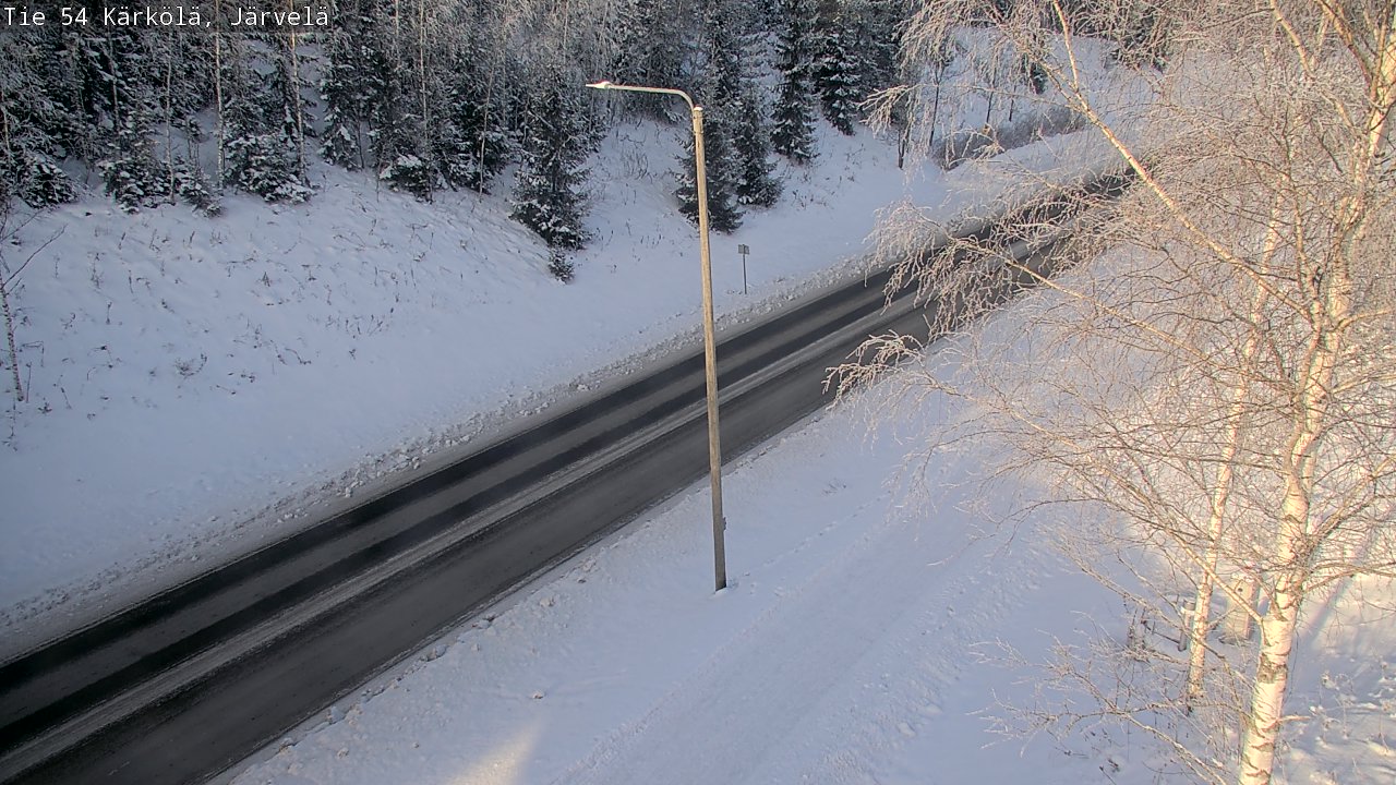 Weather Camera Image Väg 54 Kärkölä, Järvelä, Kärkölä, Päijät-Häme