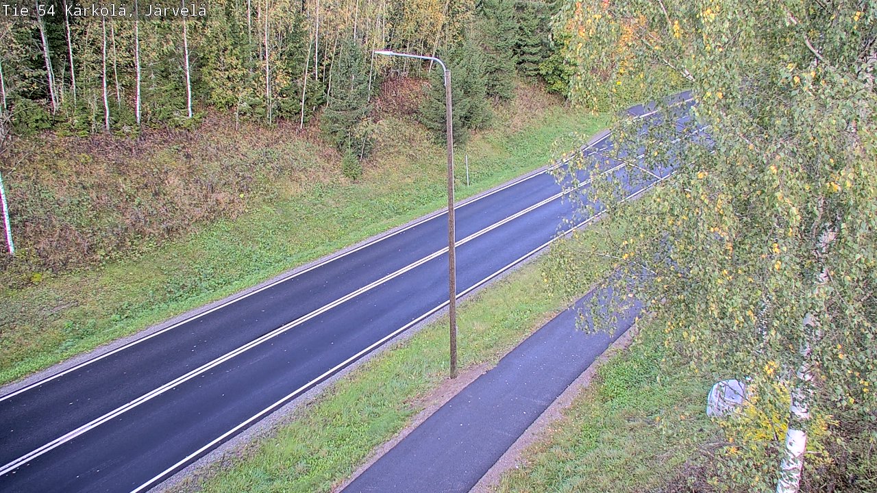 Weather Camera Image Road 54 Kärkölä, Järvelä, Kärkölä, Päijät-Häme