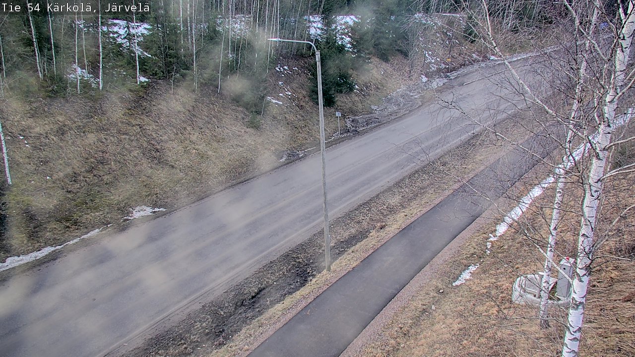 Weather Camera Image Road 54 Kärkölä, Järvelä, Kärkölä, Päijät-Häme