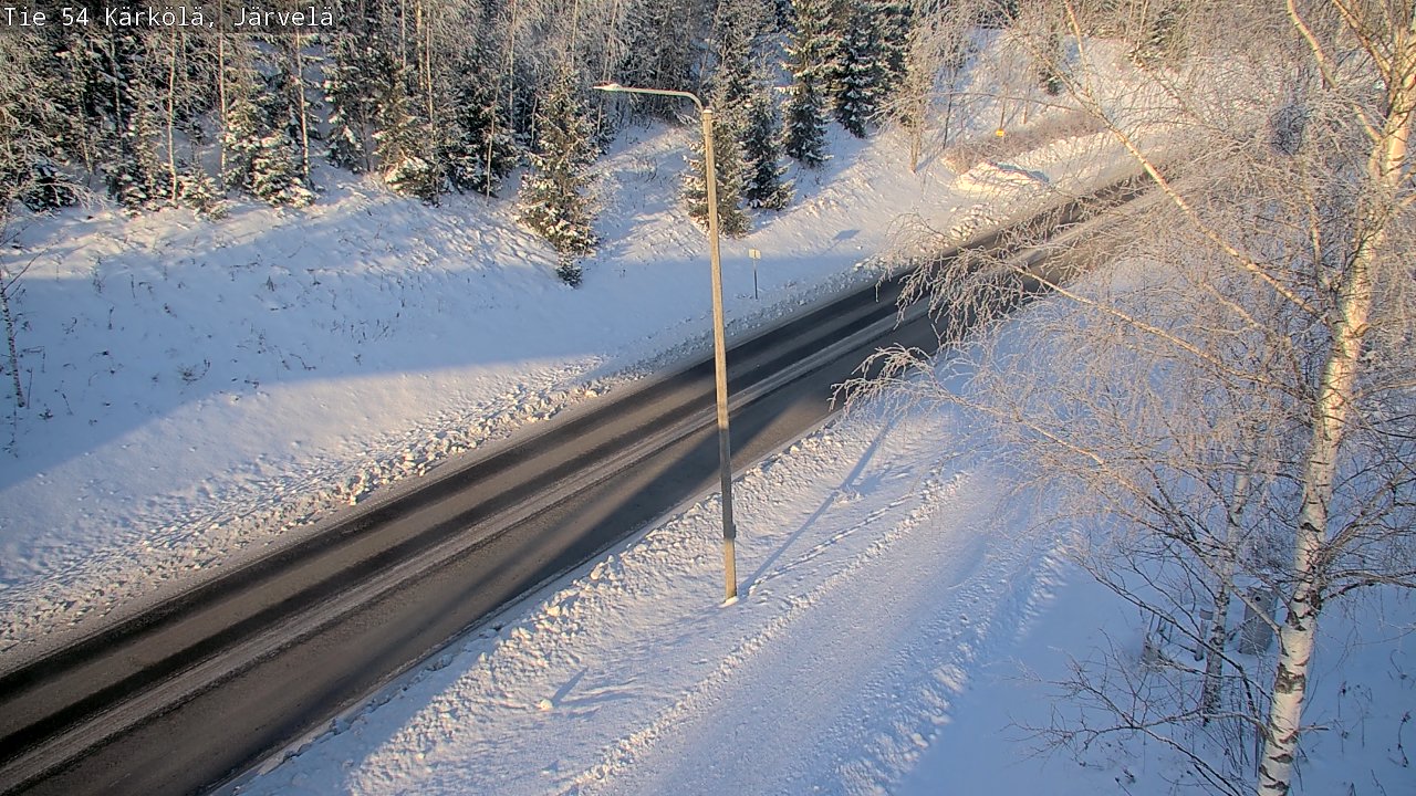 Weather Camera Image Väg 54 Kärkölä, Järvelä, Kärkölä, Päijät-Häme