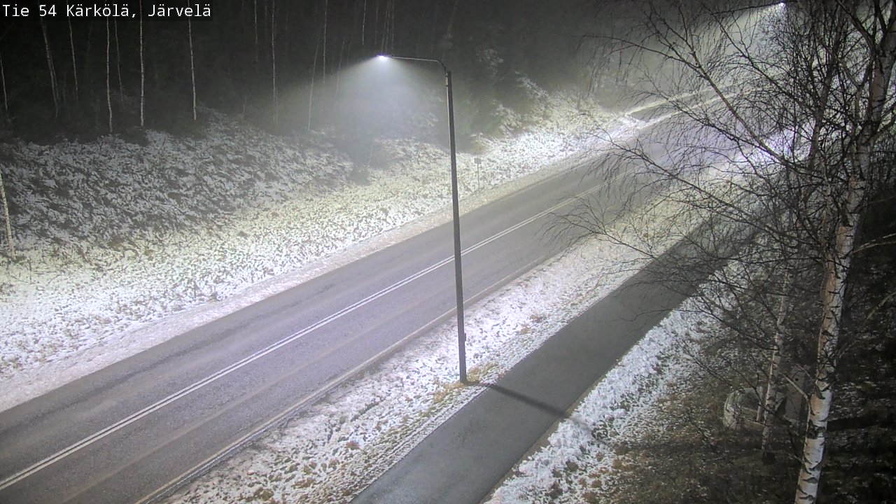 Weather Camera Image Väg 54 Kärkölä, Järvelä, Kärkölä, Päijät-Häme