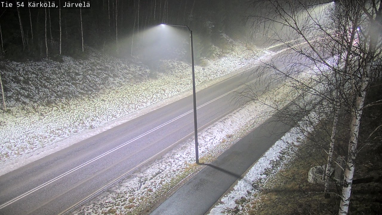 Weather Camera Image Väg 54 Kärkölä, Järvelä, Kärkölä, Päijät-Häme