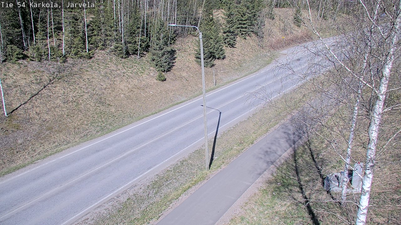 Weather Camera Image Road 54 Kärkölä, Järvelä, Kärkölä, Päijät-Häme