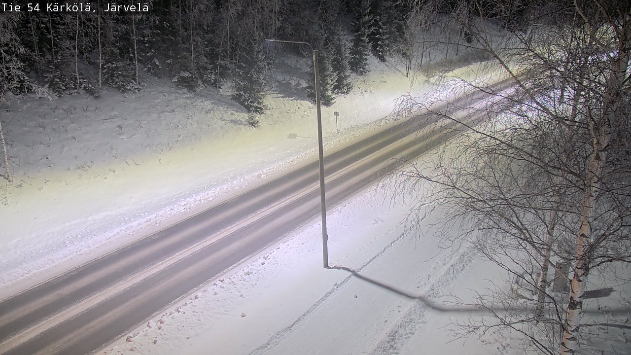 Weather Camera Image Väg 54 Kärkölä, Järvelä, Kärkölä, Päijät-Häme