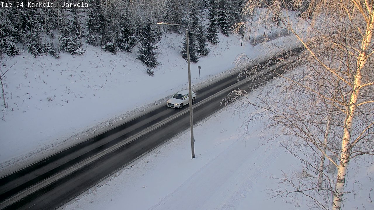 Weather Camera Image Väg 54 Kärkölä, Järvelä, Kärkölä, Päijät-Häme