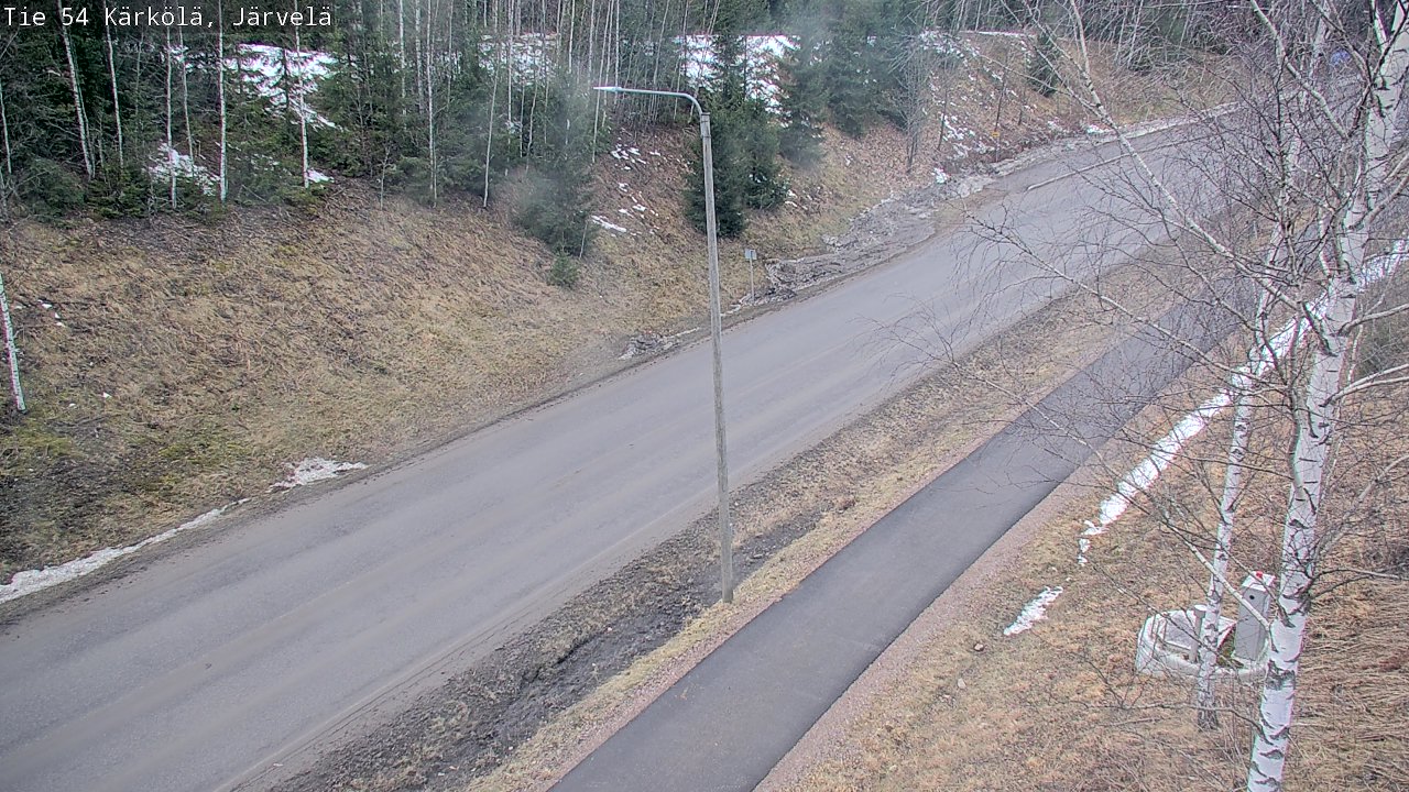Weather Camera Image Road 54 Kärkölä, Järvelä, Kärkölä, Päijät-Häme