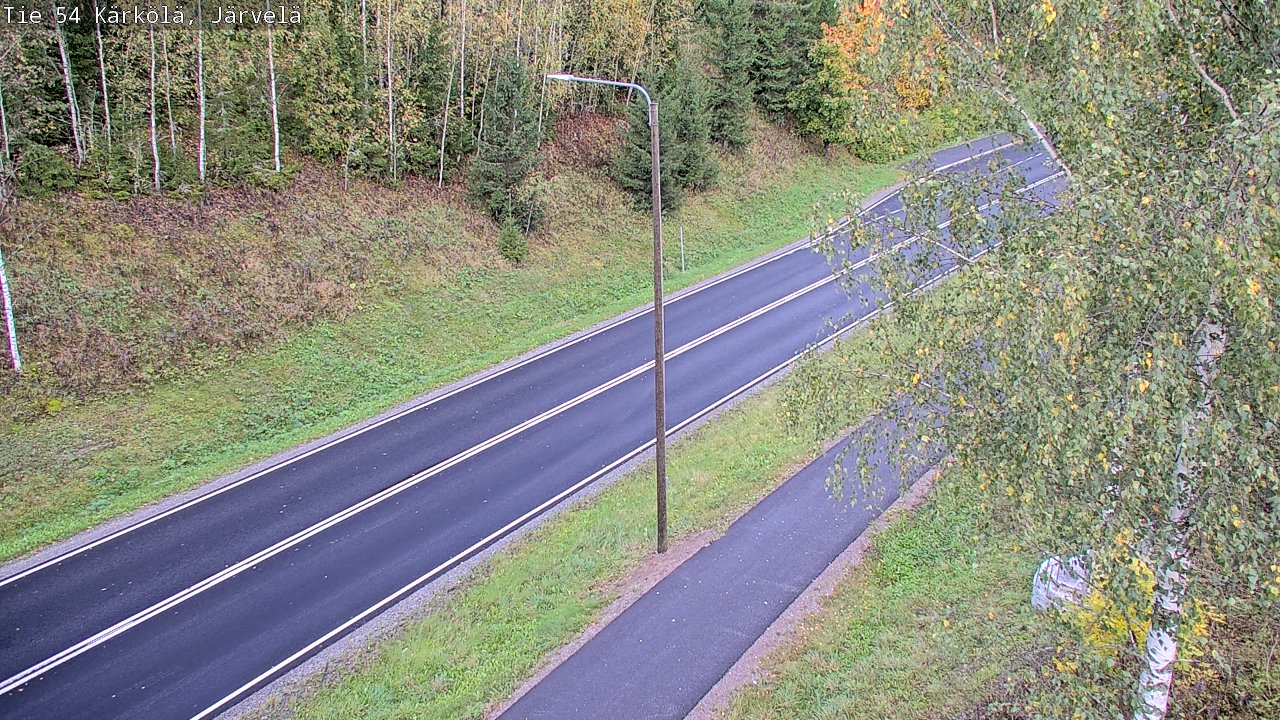 Weather Camera Image Road 54 Kärkölä, Järvelä, Kärkölä, Päijät-Häme