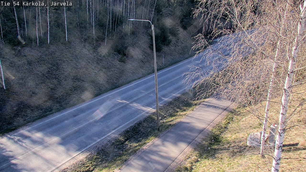 Weather Camera Image Väg 54 Kärkölä, Järvelä, Kärkölä, Päijät-Häme