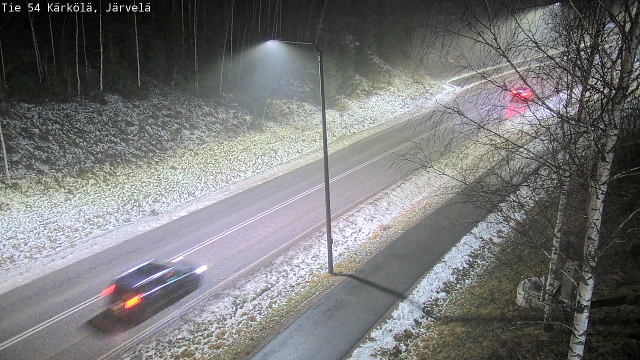Weather Camera Image Väg 54 Kärkölä, Järvelä, Kärkölä, Päijät-Häme