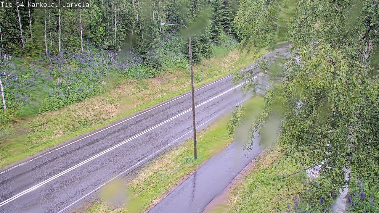 Weather Camera Image Väg 54 Kärkölä, Järvelä, Kärkölä, Päijät-Häme