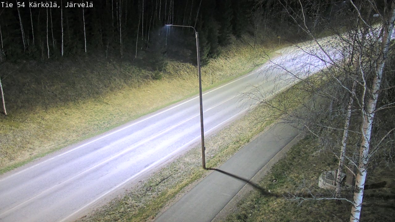 Weather Camera Image Väg 54 Kärkölä, Järvelä, Kärkölä, Päijät-Häme
