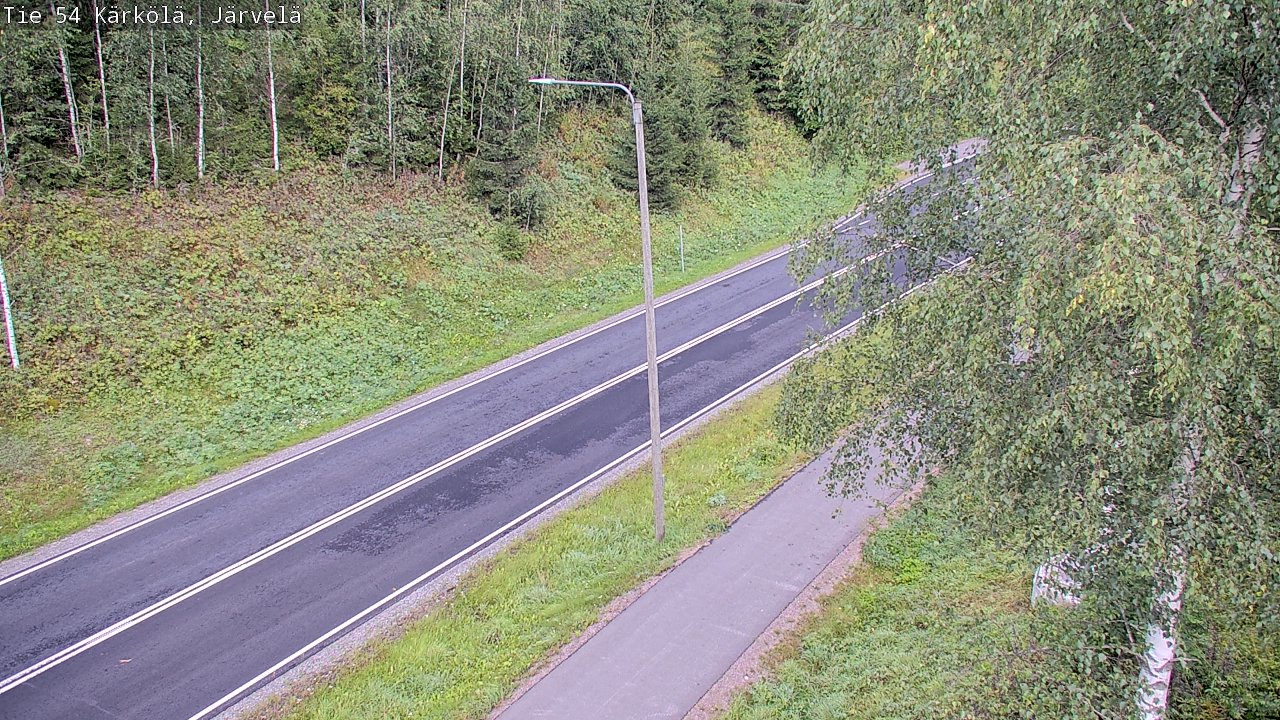 Weather Camera Image Väg 54 Kärkölä, Järvelä, Kärkölä, Päijät-Häme
