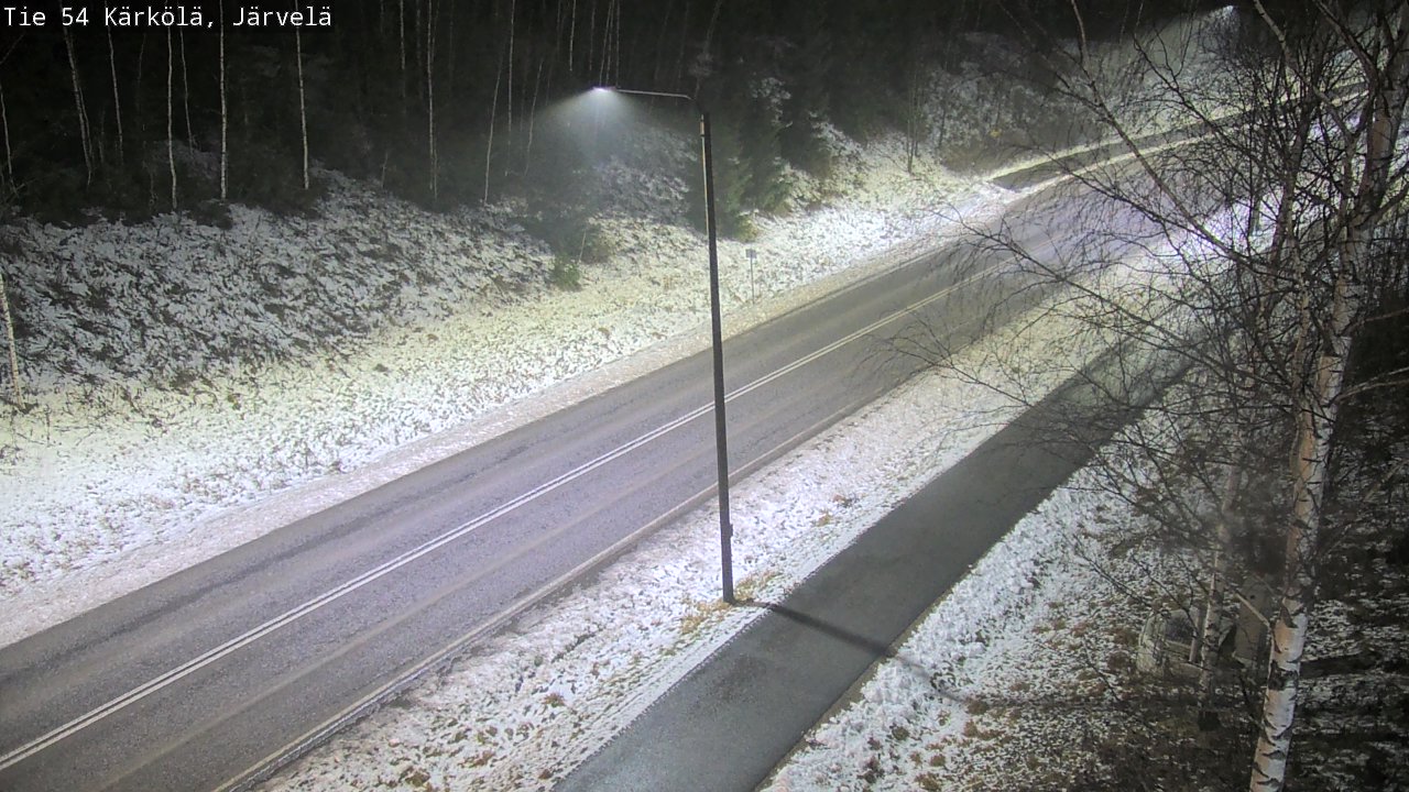 Weather Camera Image Väg 54 Kärkölä, Järvelä, Kärkölä, Päijät-Häme