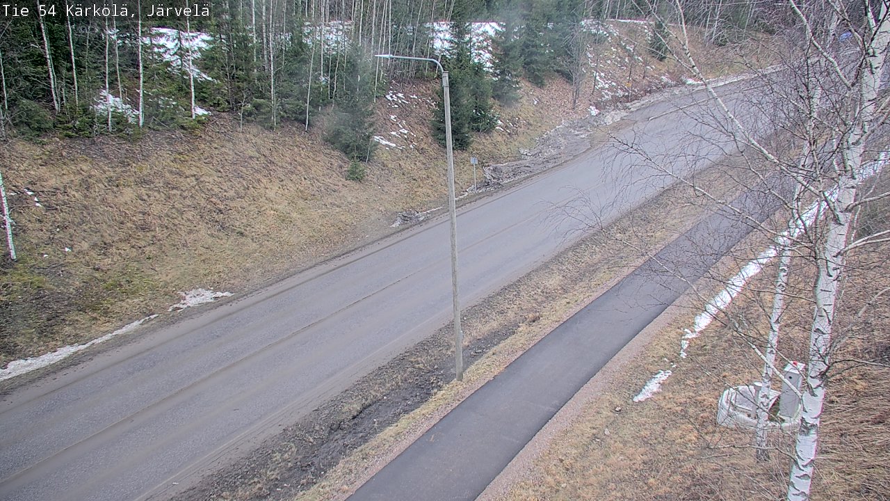 Weather Camera Image Road 54 Kärkölä, Järvelä, Kärkölä, Päijät-Häme