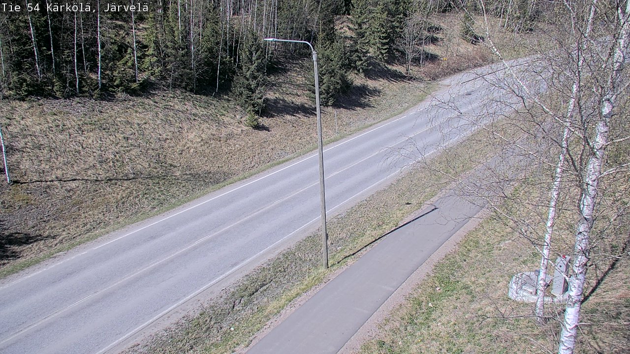 Weather Camera Image Road 54 Kärkölä, Järvelä, Kärkölä, Päijät-Häme