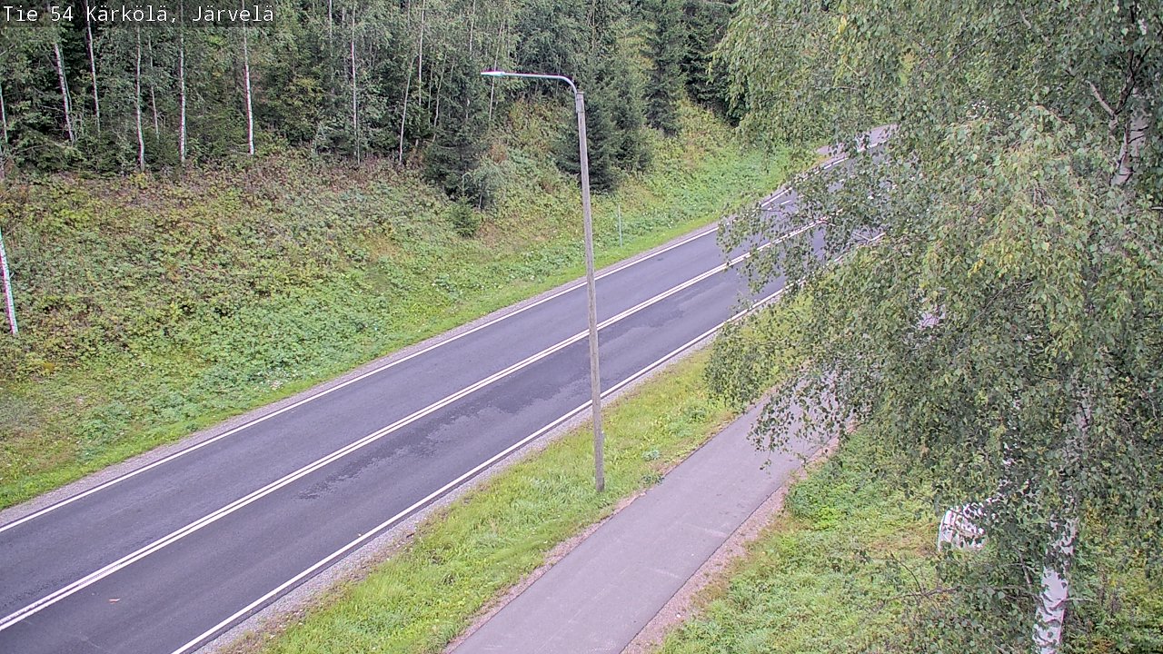 Weather Camera Image Väg 54 Kärkölä, Järvelä, Kärkölä, Päijät-Häme