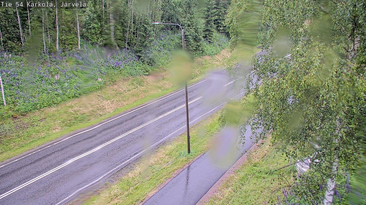 Weather Camera Image Väg 54 Kärkölä, Järvelä, Kärkölä, Päijät-Häme