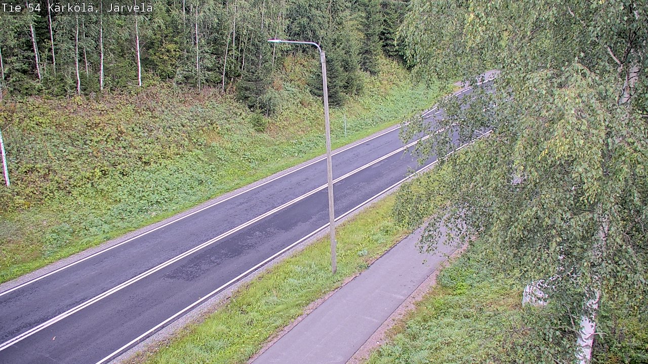 Weather Camera Image Väg 54 Kärkölä, Järvelä, Kärkölä, Päijät-Häme