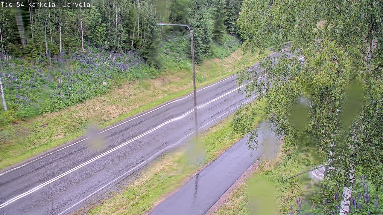 Weather Camera Image Väg 54 Kärkölä, Järvelä, Kärkölä, Päijät-Häme