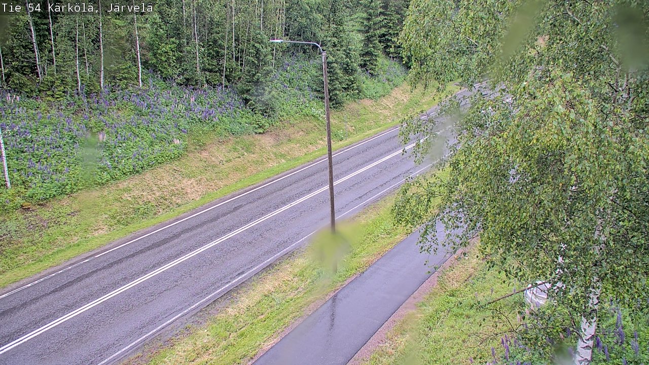 Weather Camera Image Väg 54 Kärkölä, Järvelä, Kärkölä, Päijät-Häme