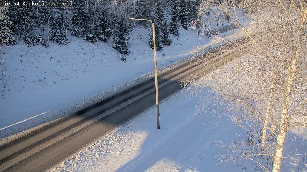 Weather Camera Image Väg 54 Kärkölä, Järvelä, Kärkölä, Päijät-Häme