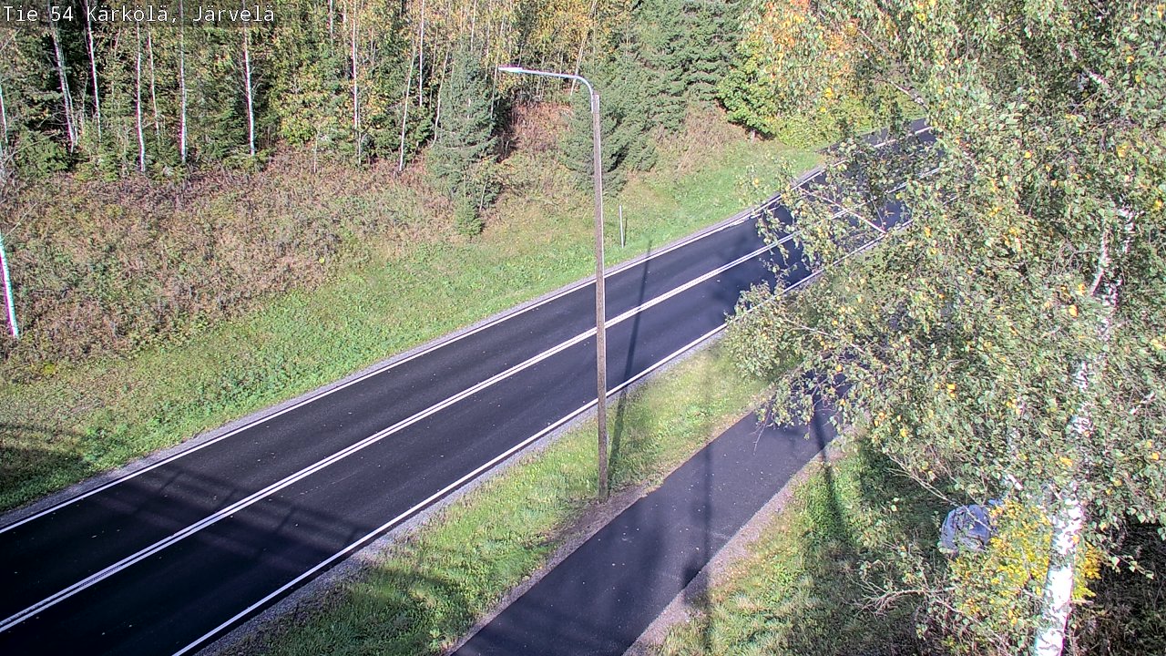 Weather Camera Image Road 54 Kärkölä, Järvelä, Kärkölä, Päijät-Häme
