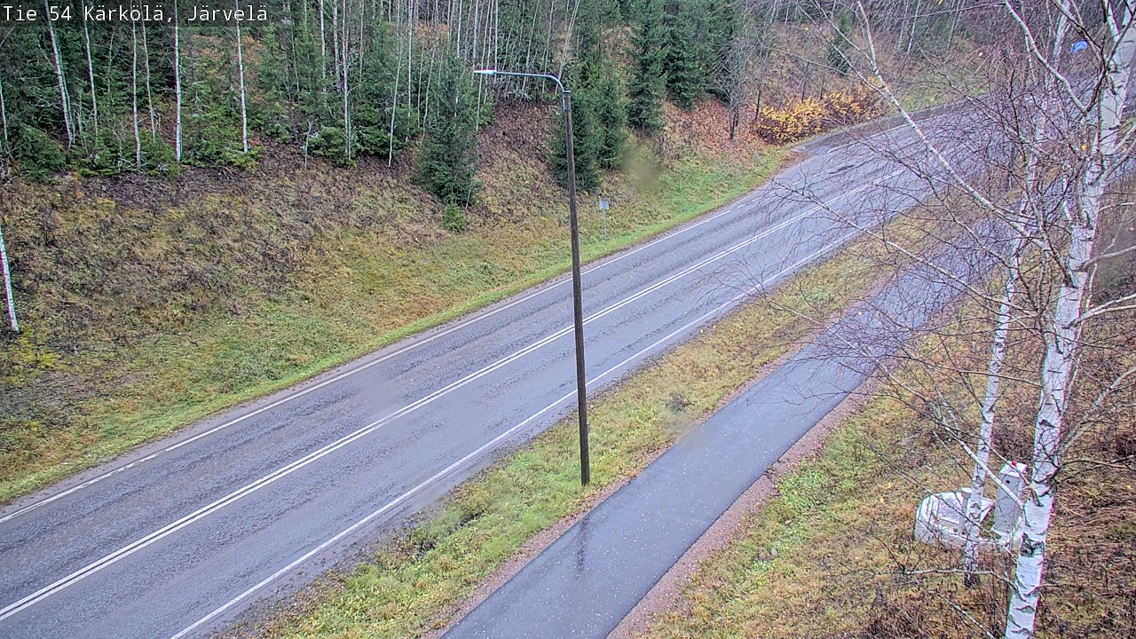 Weather Camera Image Väg 54 Kärkölä, Järvelä, Kärkölä, Päijät-Häme