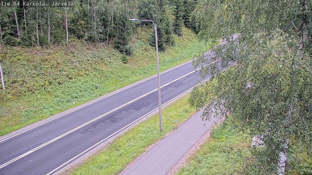 Weather Camera Image Väg 54 Kärkölä, Järvelä, Kärkölä, Päijät-Häme