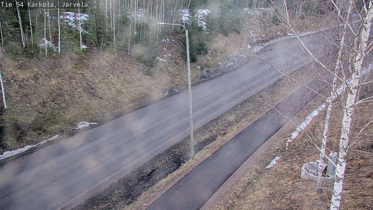 Weather Camera Image Road 54 Kärkölä, Järvelä, Kärkölä, Päijät-Häme