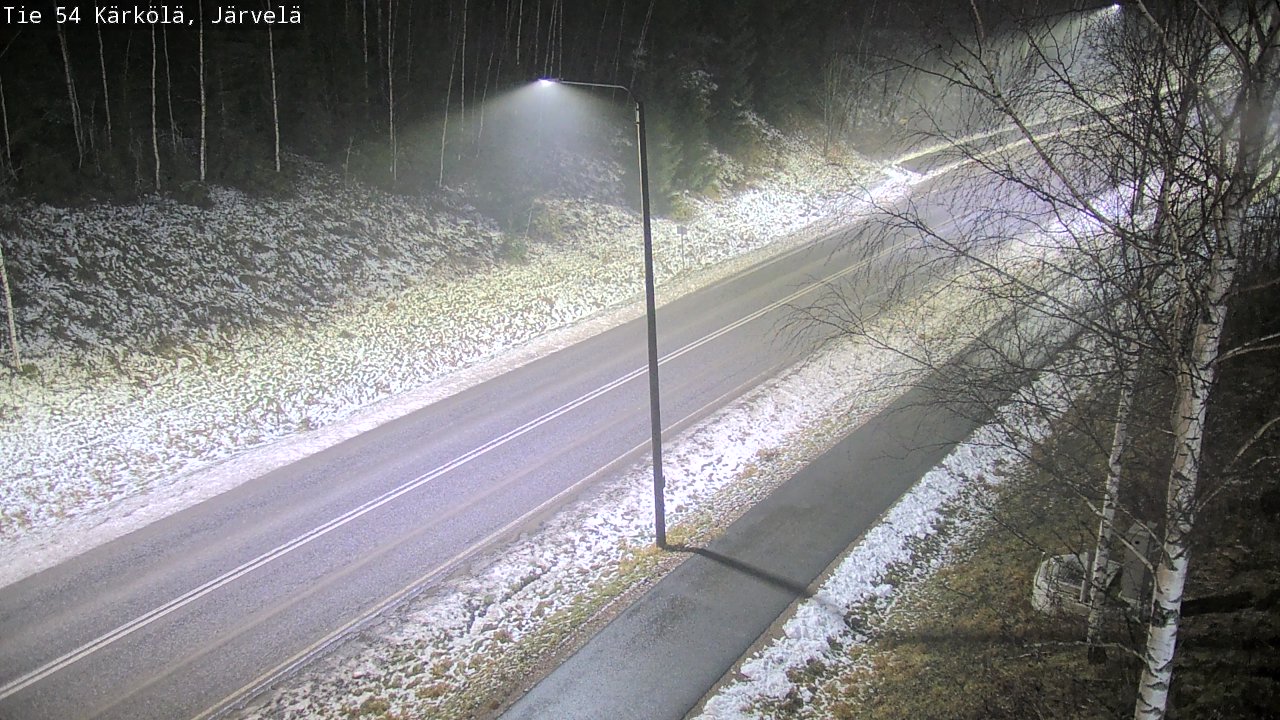 Weather Camera Image Väg 54 Kärkölä, Järvelä, Kärkölä, Päijät-Häme