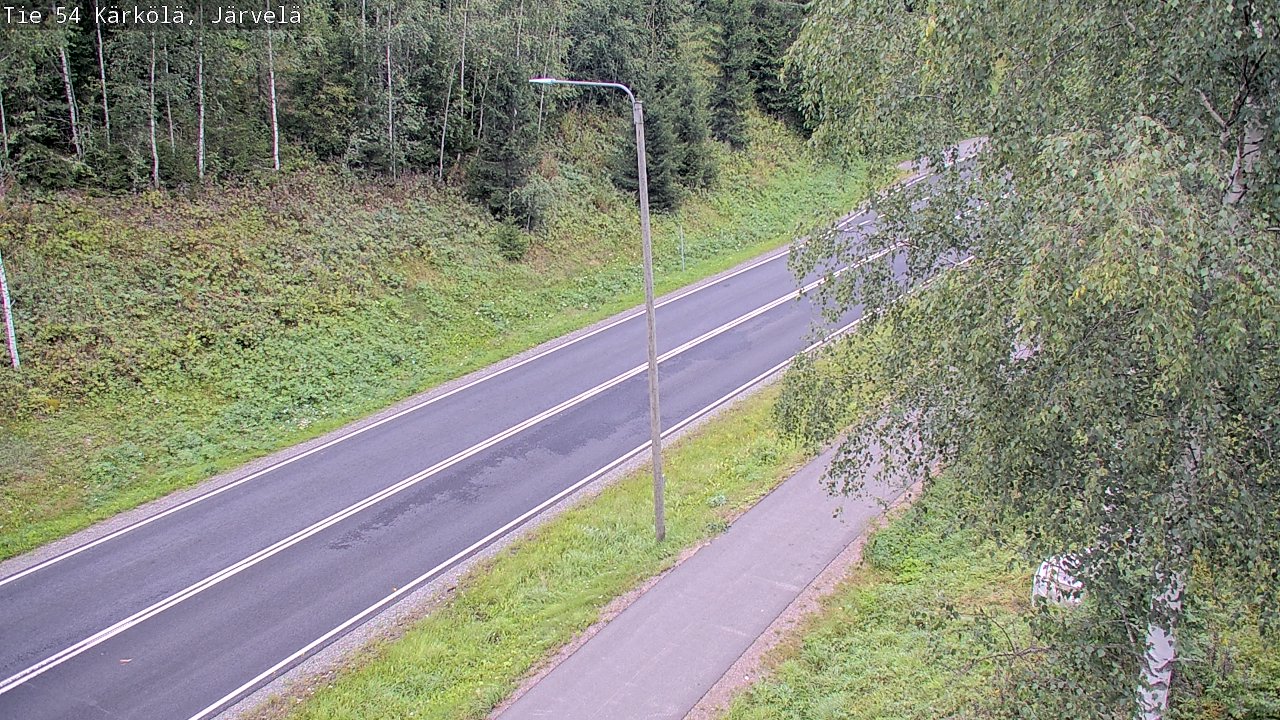 Weather Camera Image Väg 54 Kärkölä, Järvelä, Kärkölä, Päijät-Häme