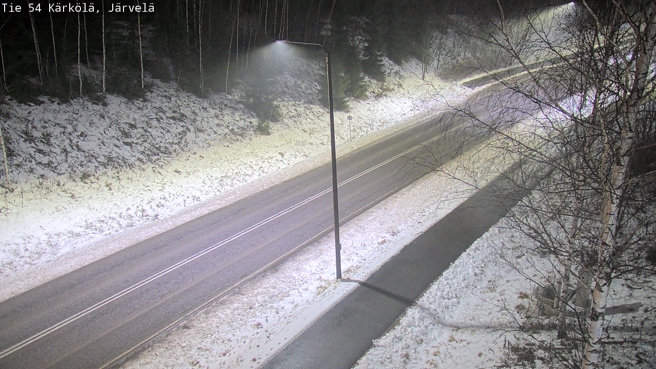 Weather Camera Image Väg 54 Kärkölä, Järvelä, Kärkölä, Päijät-Häme