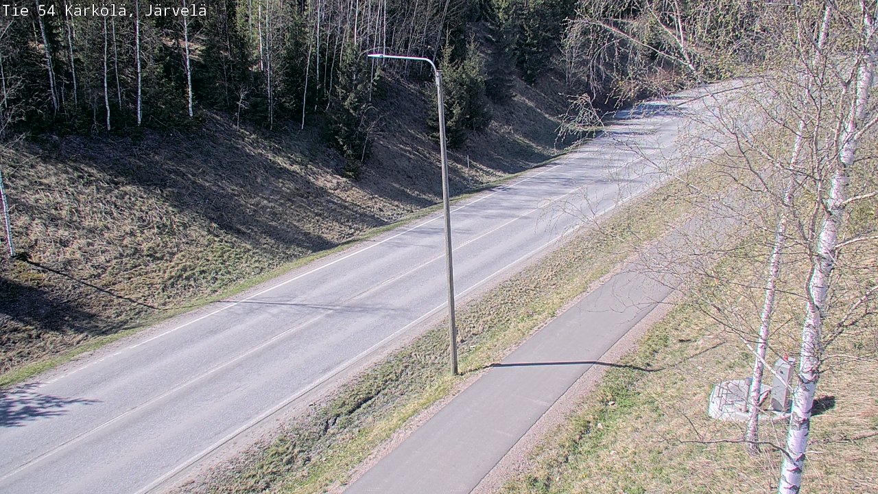 Weather Camera Image Road 54 Kärkölä, Järvelä, Kärkölä, Päijät-Häme