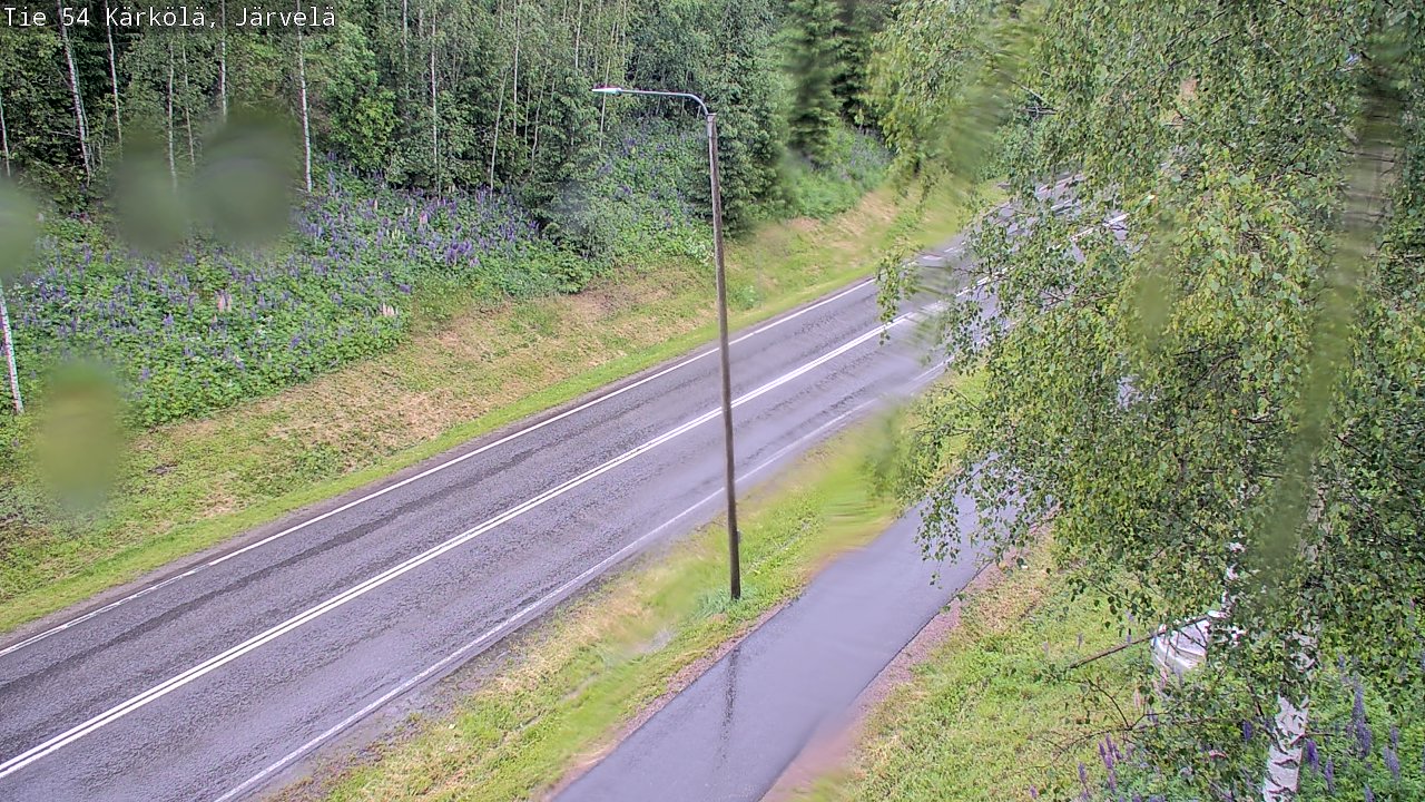 Weather Camera Image Väg 54 Kärkölä, Järvelä, Kärkölä, Päijät-Häme