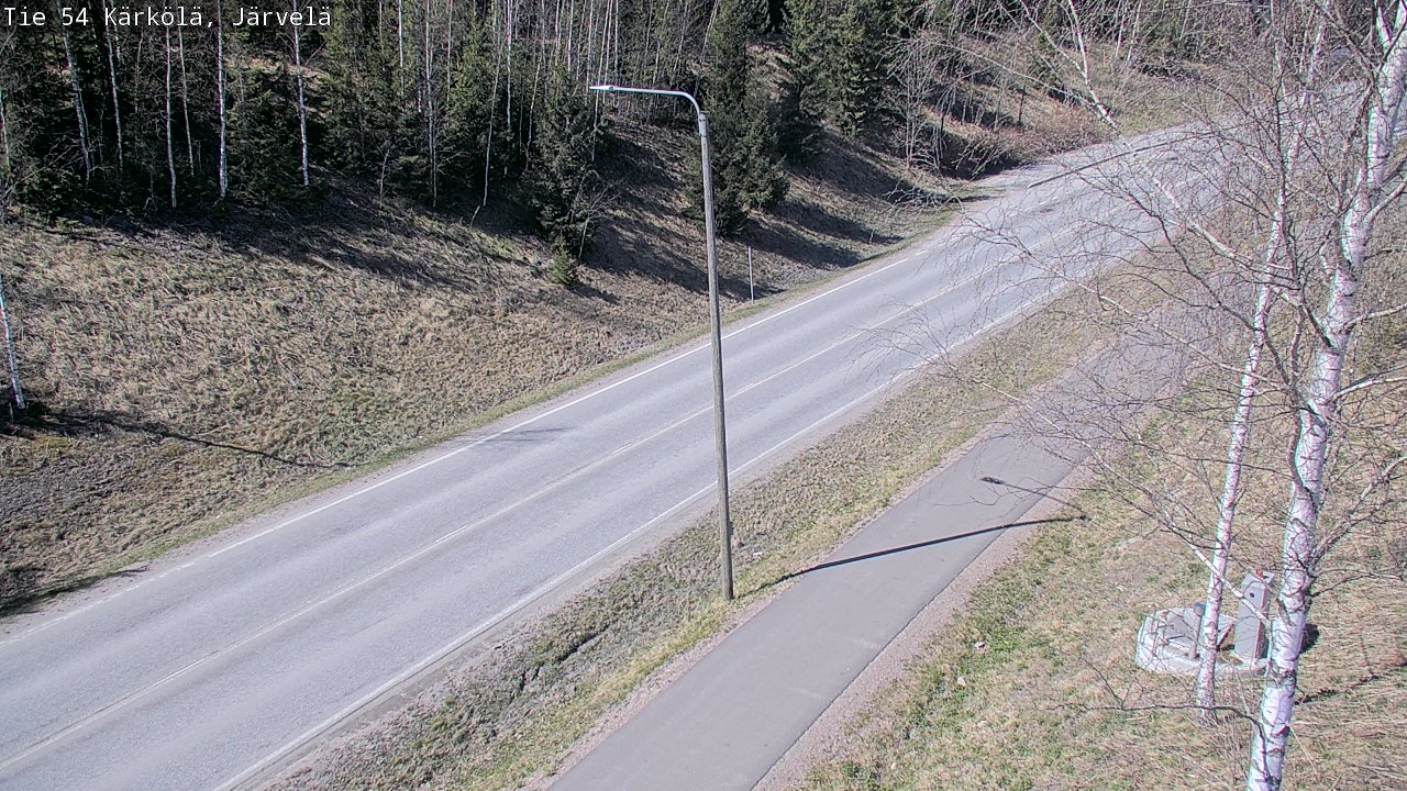 Weather Camera Image Väg 54 Kärkölä, Järvelä, Kärkölä, Päijät-Häme