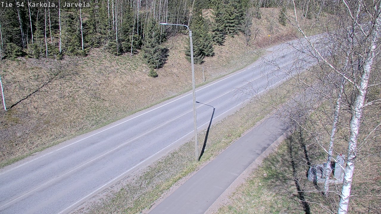 Weather Camera Image Road 54 Kärkölä, Järvelä, Kärkölä, Päijät-Häme