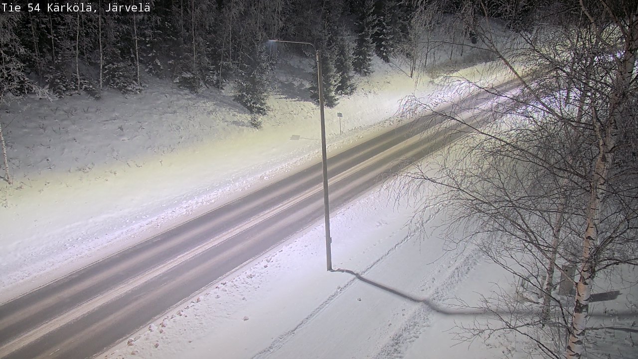 Weather Camera Image Väg 54 Kärkölä, Järvelä, Kärkölä, Päijät-Häme