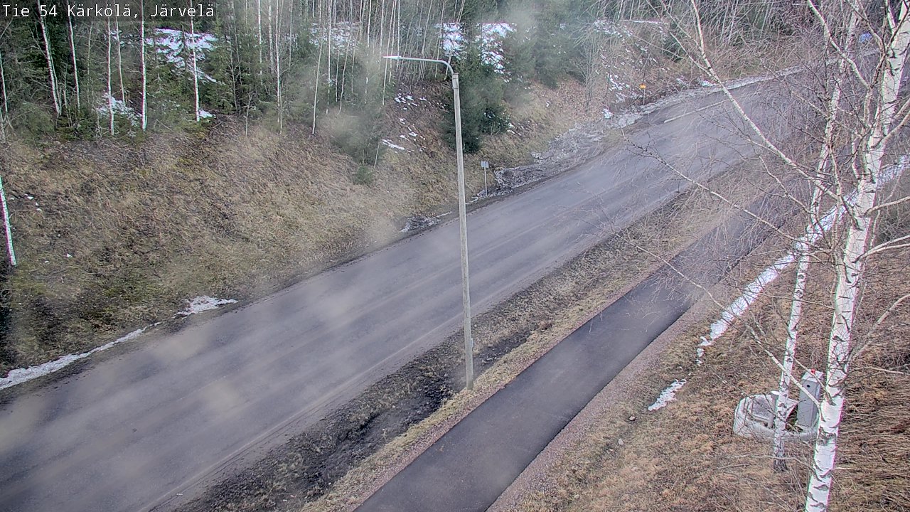 Weather Camera Image Road 54 Kärkölä, Järvelä, Kärkölä, Päijät-Häme