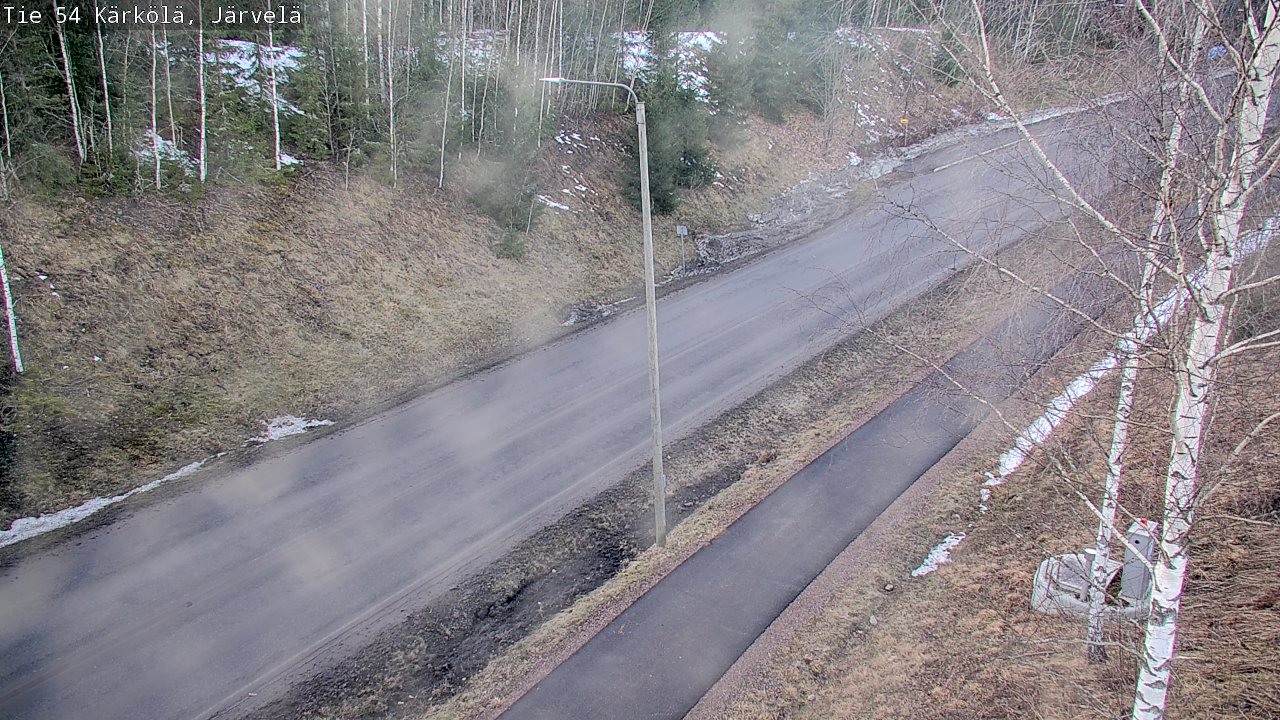 Weather Camera Image Road 54 Kärkölä, Järvelä, Kärkölä, Päijät-Häme