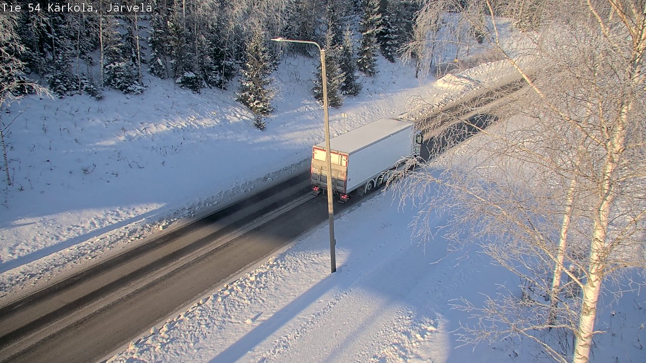 Weather Camera Image Väg 54 Kärkölä, Järvelä, Kärkölä, Päijät-Häme