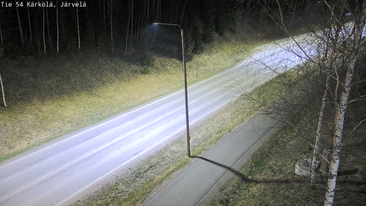Weather Camera Image Väg 54 Kärkölä, Järvelä, Kärkölä, Päijät-Häme