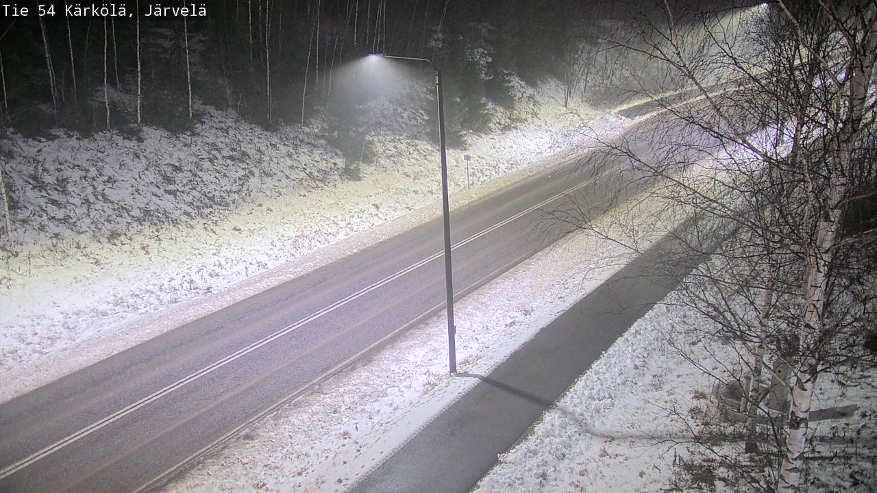 Weather Camera Image Väg 54 Kärkölä, Järvelä, Kärkölä, Päijät-Häme