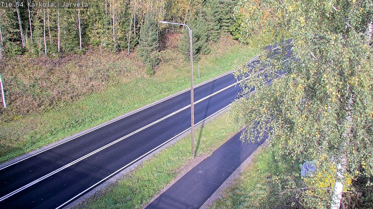 Weather Camera Image Road 54 Kärkölä, Järvelä, Kärkölä, Päijät-Häme